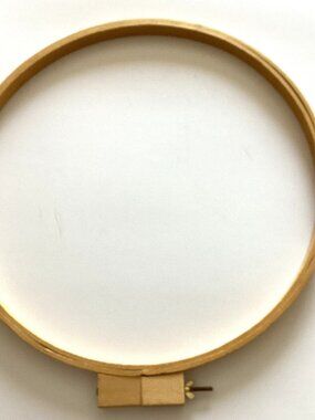 Big Round Wooden Hand Embroidery Cross Stitch Hoop 15" Inches